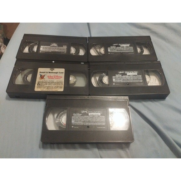 Disney Classic Cartoons Lot Of 5 VHS - Donald Duck, Mickey Mouse, Melody Time - Picture 7 of 7